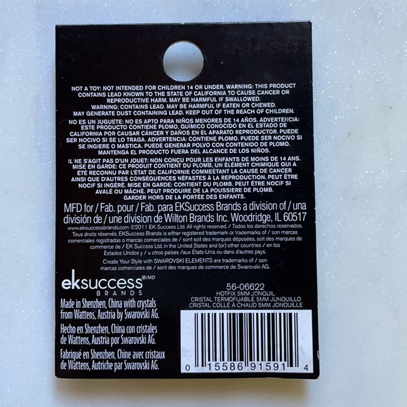 Swarovski | 3 Pack HotFix Crystals in Colorado Topaz Smoked Topaz & Jonquil - Picture 9 of 15